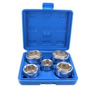 AB Tools 3/8" Drive Oil Filter Socket Remover Removal Tools Metric Sizes 24 - 38mm 5Pc