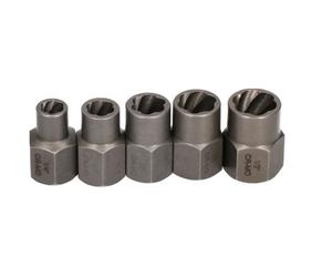 AB Tools 3/8" Drive Shallow Bolt Extractor Remover Removal Set 1/4" - 1/2" 5Pc