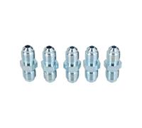 AB Tools 3/8" X 24 Unf Inline Male Brake Pipe Joiner Connector Fitting For 3/16" Pipe 5Pc