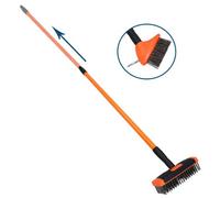 AB Tools 3 In 1 Garden Patio Weed And Moss Weeder Weeding Removal Remover Brush Tool
