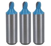 AB Tools 3 Pack Tct Cove Box Router Bit 6mm D 3.2mm Radius Cut Cutting Tool 1/2 Shank