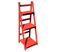 AB Tools 3 Shelf Tier Wooden Garden Planter Plant Display Rack Holder Flowers Herbs 1Pc