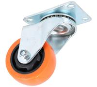 AB Tools 3" Swivel Pvc Trolley Castor Wheel Roller Bearings 100Kg Load Per Wheel 1 Pack