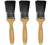 AB Tools 3 X 50mm Painters And Decorators Decorating Paint Painting Brush Wooden Handle