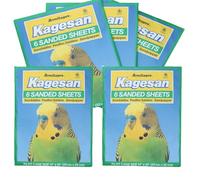 AB Tools 30 Sanded Sheets Sandpaper Cage Lining Budgies Caged Birds 25x33cm
