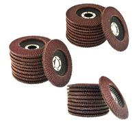 AB Tools 30 X Flap Discs 40, 60 & 80 Grit Angle Grinder 4.5" 115mm Flat Sanding Grinding