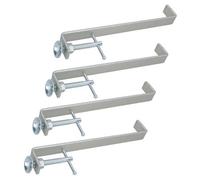 AB Tools 300mm / 12In Internal Brick Profile Clamp Fastener Holder Wall Clamps Tongs 4Pc