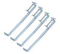 AB Tools 300mm Brick Laying Profile Clamp Holder Fastener Carpentry Internal Wall Clamps 4Pk