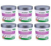 AB Tools 300PK Dog Pet Ear Cleaning Finger Pads Wipes Removes Wax Dog Hygiene