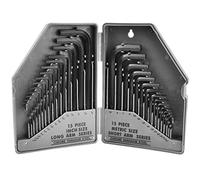 AB Tools 30pc Large Hex Allen Key Set Metric Imperial 0.7mm - 10mm