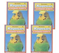 AB Tools 32 Sanded Sheets Sandpaper Cage Lining Budgies Caged Birds 21x35cm