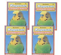 AB Tools 32 Sanded Sheets Sandpaper Cage Lining Budgies Caged Birds 21X35Cm