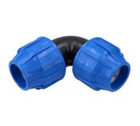 AB Tools 32 X 32mm Mdpe Elbow 90 Degree Compression Coupling Fitting Connector