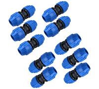AB Tools 32 X 32mm Mdpe Straight Pipe Compression Fitting Coupling Connector 10Pk