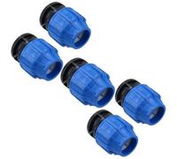 AB Tools 32mm Mdpe End Stop Water Pipe Cap Shut-Off Compression Fitting Coupling 5Pk