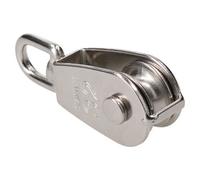 AB Tools 32mm Pulley Block Rope Rigging 316 Marine Grade Stainless Steel Swivel Eye
