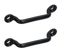 AB Tools 32mm Webbing Strap Bridge 2 Pack Securing Steel Staple Bracket Buckle