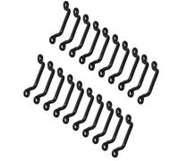 AB Tools 32mm Webbing Strap Bridge 20 Pack Securing Steel Staple Bracket Buckle