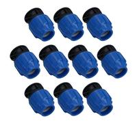 AB Tools 32mm X 1/2" Mdpe Male Adapter Compression Coupling Fitting Water Pipe 10Pk