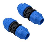AB Tools 32mm X 25mm Mdpe Reducing Coupler Pipe Union Cold Water System Fitting 2Pk