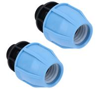AB Tools 32mm X 3/4" Mdpe Male Adapter Compression Coupling Fitting Water Pipe 2Pk