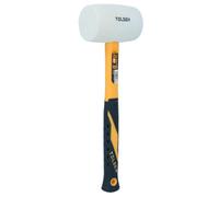 AB Tools 32Oz White Rubber Mallet With Fibreglass Handle Hammer Non Marking Head