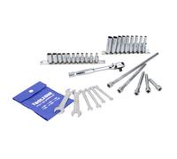 AB Tools 32Pc 1/4In Drive Ba Socket Set Shallow And Deep Sockets Spanners Accessories