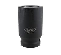 AB Tools 33mm Deep Impact Socket 3/4" Drive Single Hex 6 Point Chrome Vanadium Steel