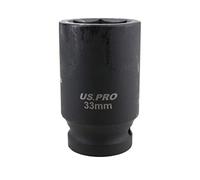 AB Tools 33mm Deep Impact Socket 3/4" Drive Single Hex 6 Point Chrome Vanadium Steel