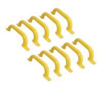 AB Tools 340mm Steel Safety Grab Pull Handle for Trailers Trucks Yellow Coated Finish 10pc