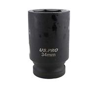 AB Tools 34mm Deep Impact Socket 3/4" Drive Single Hex 6 Point Chrome Vanadium Steel