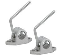 AB Tools 34mm Heavy Duty Cast Clamp + Handle For Trailer Jockey Wheels Prop Stands 2pc