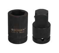 AB Tools 34mm Metric 3/4" Or 1" Drive Deep Impact Socket 6 Sided With Step Up Adapter