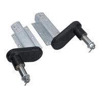 AB Tools 350Kg Trailer Replacement Suspension Units With Extended Sub Axles Galvanised Pair