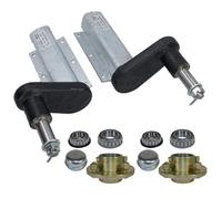 AB Tools 350Kg Trailer Suspension Units Extended Stub Axles With 4In Pcd Hubs Pair