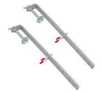 AB Tools 350mm Nail On Steel Bricklaying Profile Clamp Fastener Wall Clamp Internal 2Pc