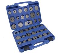 AB Tools 35Pc Universal Brake Calliper Pad Piston Wind Back Adaptor Adapter Set