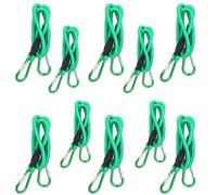 AB Tools 36" Bungee Rope With Carabiner Clips Cords Elastic Tie Down Fasteners 10Pc