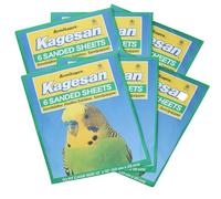 AB Tools 36 Sanded Sheets Sandpaper Cage Lining Budgies Caged Birds 25x33cm