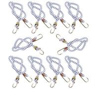 AB Tools 36In Heavy Duty Bungee Cords Fasteners Tie Downs Fastening Metal Hooks 10Pk