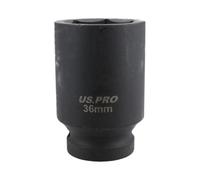 AB Tools 36mm Deep Impact Socket 3/4" Drive Single Hex 6 Point Chrome Vanadium Steel