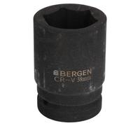 AB Tools 38mm Metric 1" Drive Deep Impact Socket 6 Sided Single Hex Thick Walled