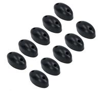 AB Tools 38mm Oval Rubber Buffer Bumper Pad Stop For Truck Trailers Horsebox 10Pc