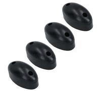 AB Tools 38mm Oval Rubber Buffer Bumper Pad Stop For Truck Trailers Horsebox 4Pc