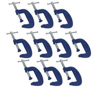 AB Tools 3In 75mm Heavy Duty G Clamp (10 Pack) C Grip Holder Clasp Vice