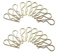 AB Tools 3mm R Clips Hair Pin Hitch Lynch Cotter Fasteners Zinc Plated Steel 20 Pack