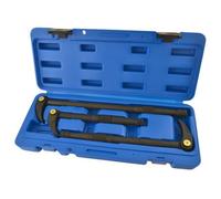 AB Tools 3Pc Adjustable Pry Bar 10" 12" 15" Locking Crow Wrecking Bar Angle Foot