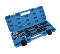 AB Tools 3Pc Calibrated Adjustable Torque Wrench 2 - 230Nm 17 - 170Ft/lbs Mixed Drive