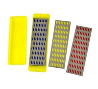 AB Tools 3Pc Diamond Whetstone Blade Sharpening Set 3 Grits All Blades Wet