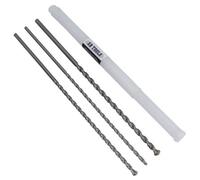 AB Tools 3Pc Long Masonry Drills For Bricks Blocks Concrete Carbide Tips 400mm 8 -12mm